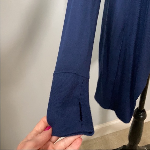 Lilly Pulitzer Elyssa Wrap in True Navy - Picture 6 of 7